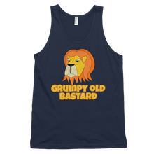 Load image into Gallery viewer, The Grumpy Lion - Grumpy Old Bastard Unisex Singlet Tank Top