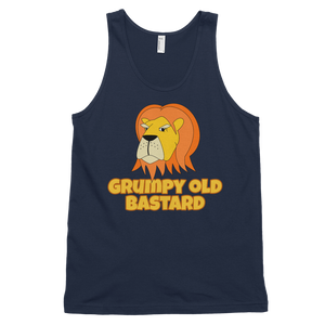 The Grumpy Lion - Grumpy Old Bastard Unisex Singlet Tank Top