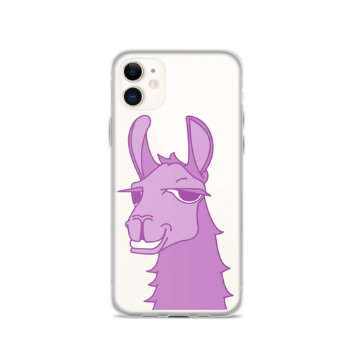 The Cool Llama - iPhone Case Purple