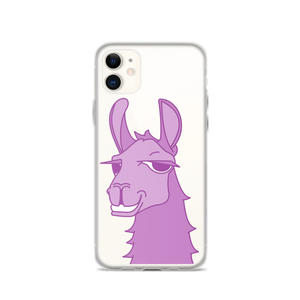 The Cool Llama - iPhone Case Purple