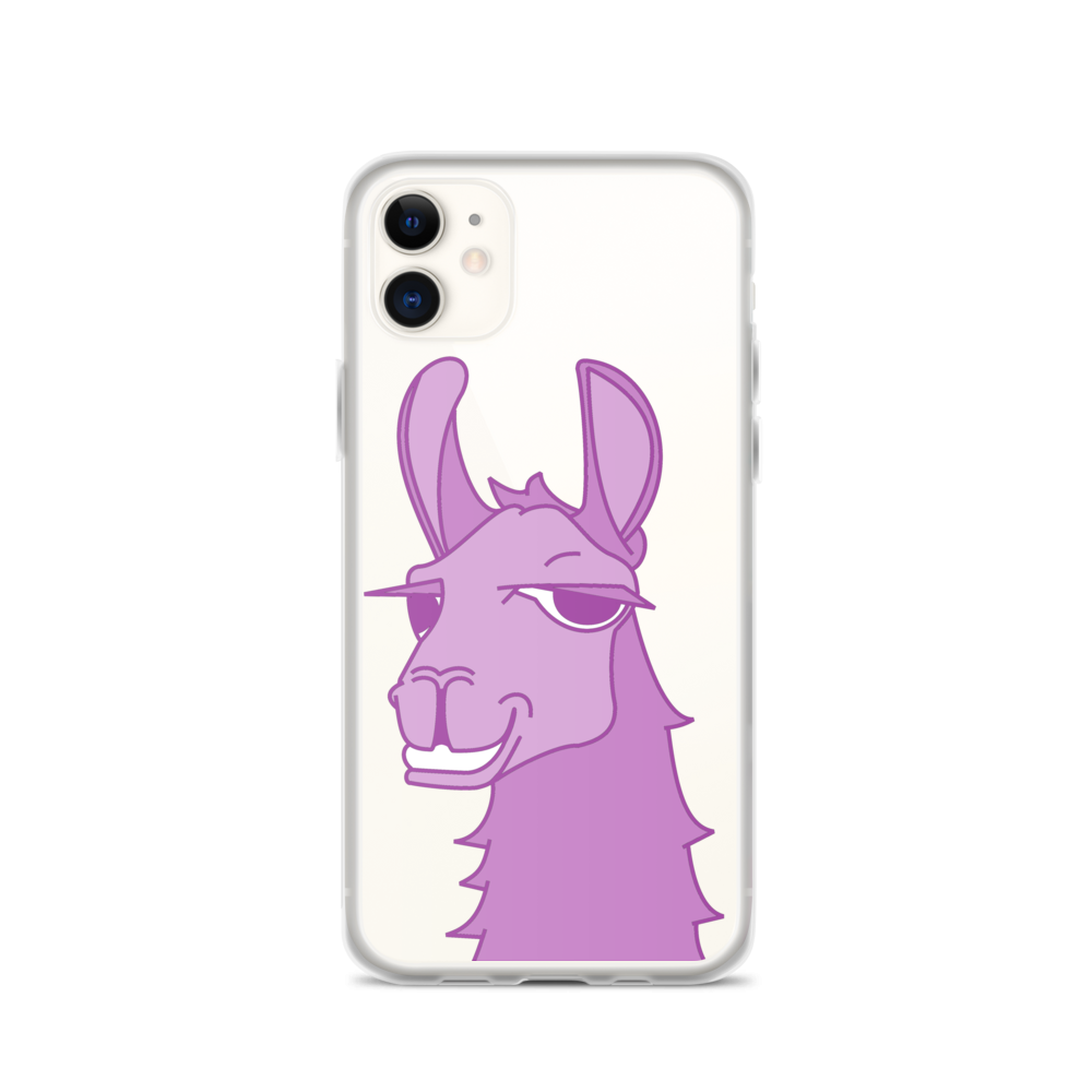 The Cool Llama - iPhone Case Purple