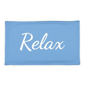 Relax - Pillow Case (Blue)