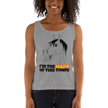 Load image into Gallery viewer, The Cheeky Horse - I&#39;m The Mare Of This Town Ladies Tank Top Singlet