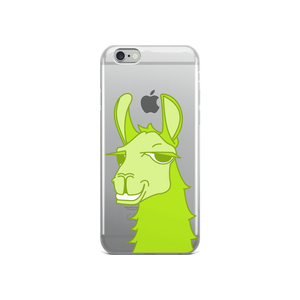 The Cool Llama - iPhone Case Green