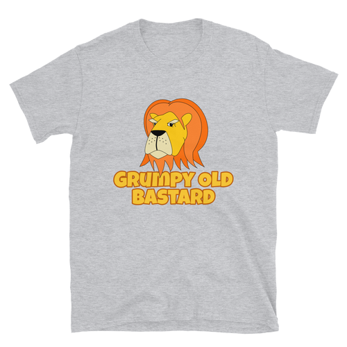 The Grumpy Lion - Grumpy Old Bastard Unisex T-Shirt