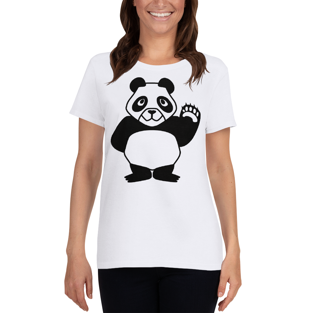 Howdy Panda - Women's Light Coloured T-Shirt