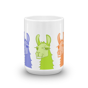 The Cool Llama - Rainbow Mug