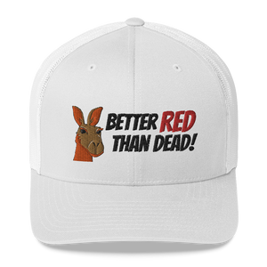 Australia - Better Red Than Dead Kangaroo Trucker Cap Hat