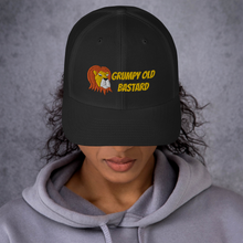 Load image into Gallery viewer, Grumpy Lion - Grumpy Old Bastard Trucker Cap Hat