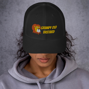 Grumpy Lion - Grumpy Old Bastard Trucker Cap Hat