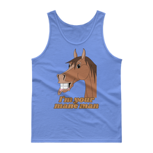 Load image into Gallery viewer, The Cheeky Horse - I&#39;m Your Mane Man Singlet Tank Top