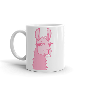 The Cool Llama - Mug Pink