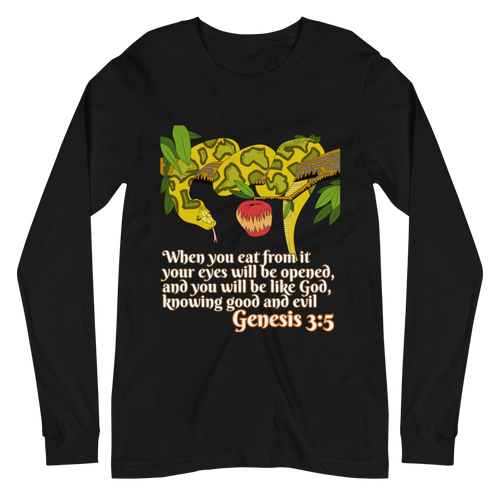 The Serpent - Genesis 3:5 Long Sleeve Shirt