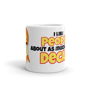 Grumpy Lion - I Hate Decaf (And People) Mug