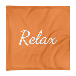 Relax - Pillow Case (Orange)