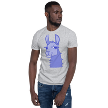 Load image into Gallery viewer, The Cool Llama - Unisex T-Shirt Blue