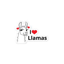 Load image into Gallery viewer, The Cool Llama - I Love Llamas Sticker