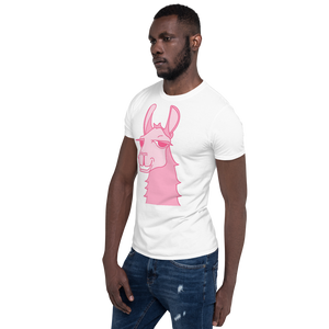 The Cool Llama -  Unisex T-Shirt Pink