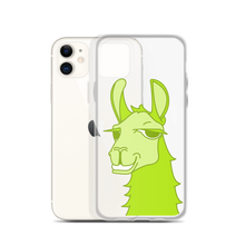 Load image into Gallery viewer, The Cool Llama - iPhone Case Green