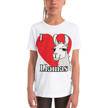 Load image into Gallery viewer, The Cool Llama - I Love Llamas Kids T-Shirt