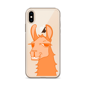 The Cool Llama - iPhone Case Orange