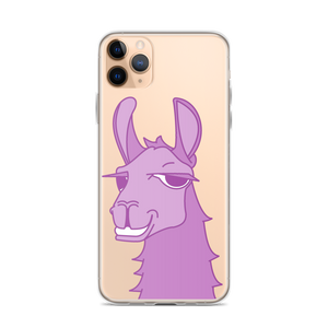 The Cool Llama - iPhone Case Purple