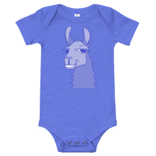 Load image into Gallery viewer, The Cool Llama - Baby Bodysuit Blue