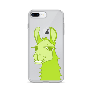 The Cool Llama - iPhone Case Green