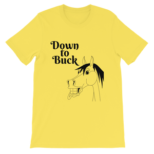 The Cheeky Horse - Down To Buck Light Coloured T-Shirt