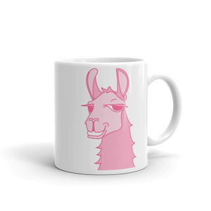 The Cool Llama - Mug Pink