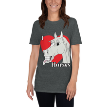 Load image into Gallery viewer, The Cheeky Horse - I Love Horses Adult Shirt