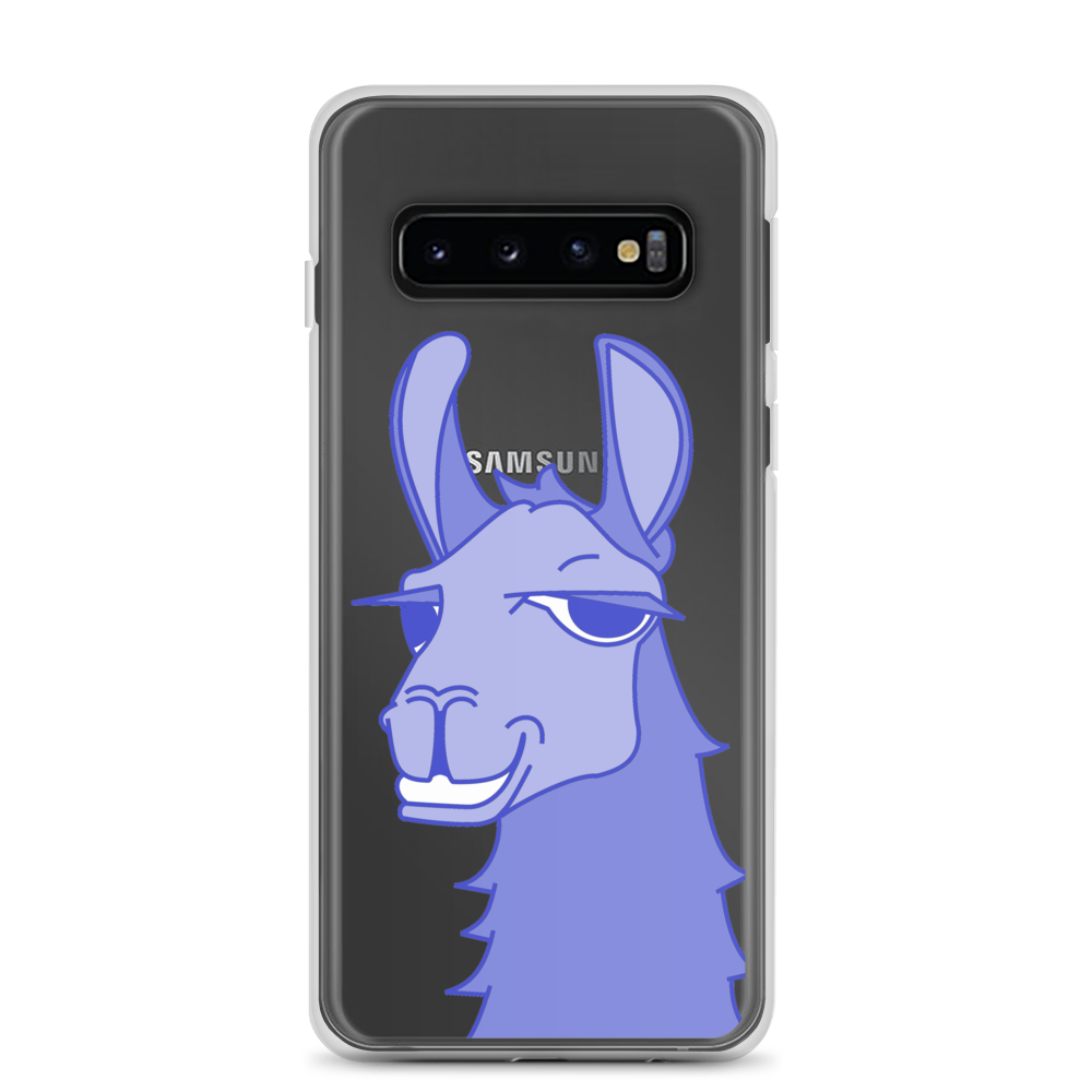 The Cool Llama - Samsung Phone Case Blue