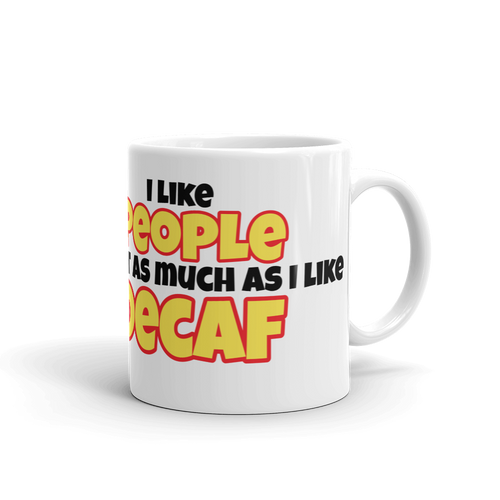 Grumpy Lion - I Hate Decaf (And People) Mug