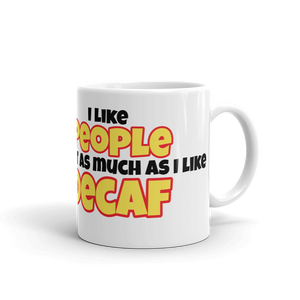 Grumpy Lion - I Hate Decaf (And People) Mug