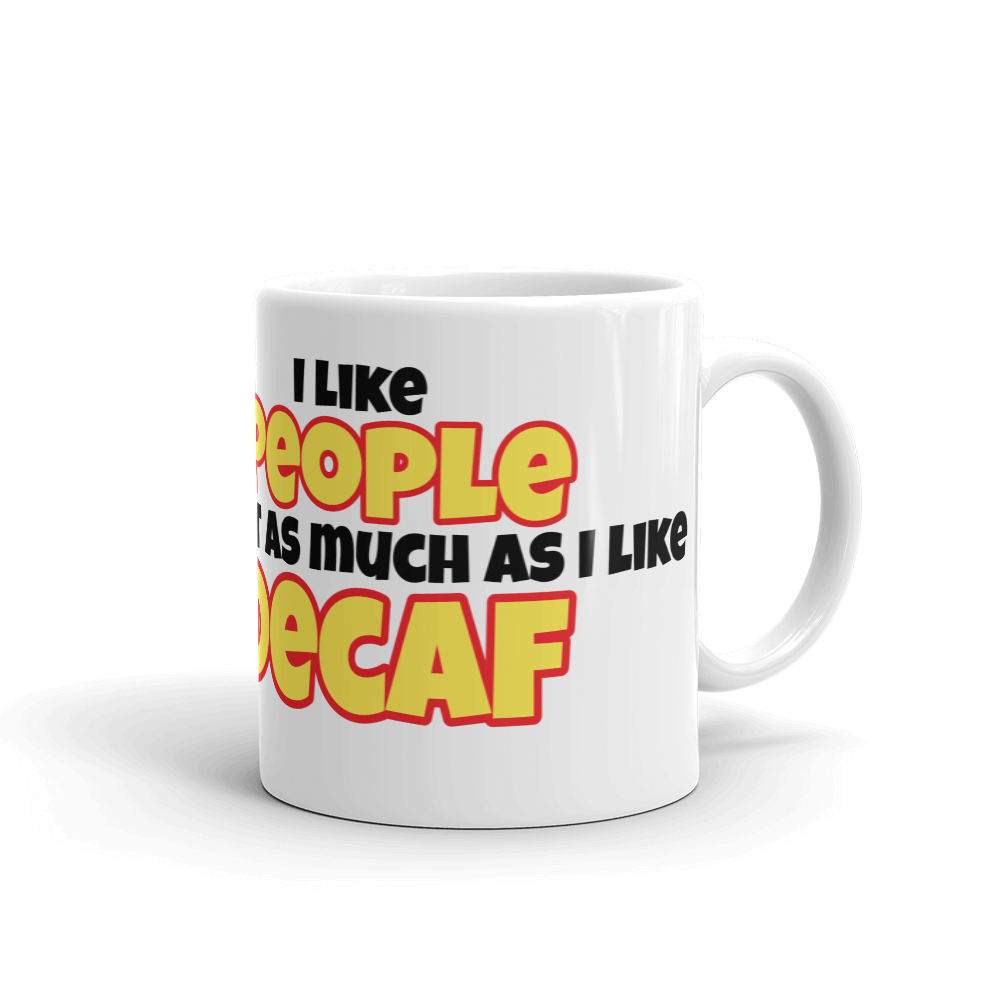 Grumpy Lion - I Hate Decaf (And People) Mug