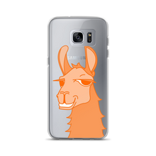 Load image into Gallery viewer, The Cool Llama - Samsung Phone Case Orange