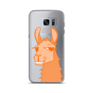 The Cool Llama - Samsung Phone Case Orange