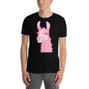 The Cool Llama -  Unisex T-Shirt Pink