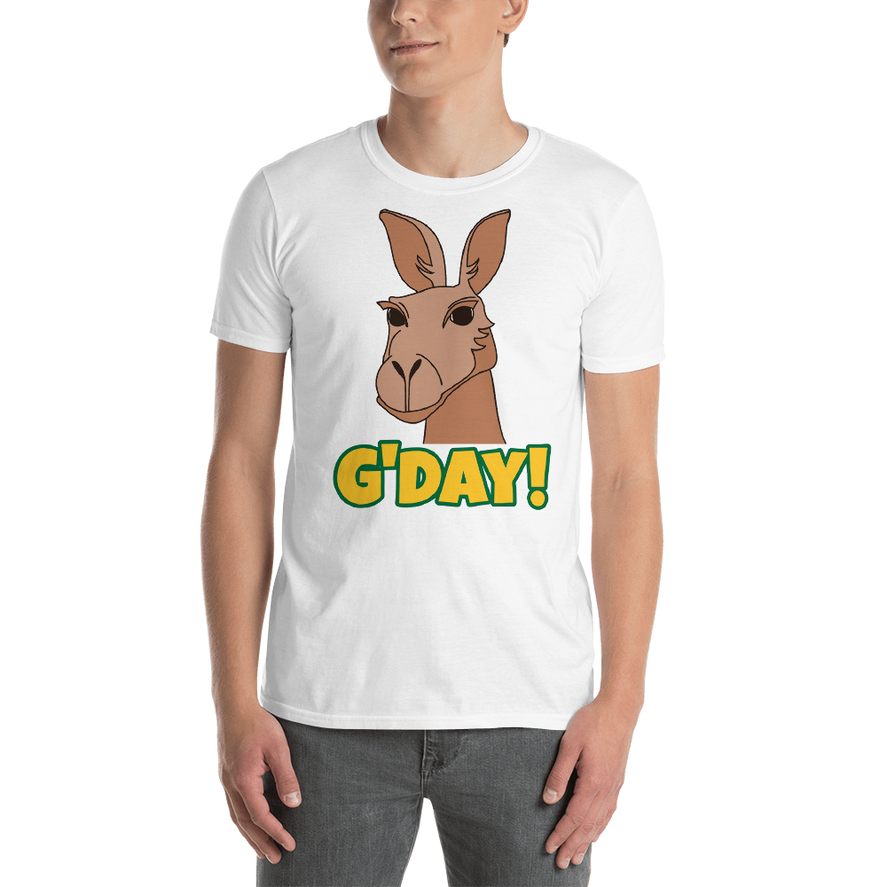 Australia - G'Day! Kangaroo Unisex T-Shirt