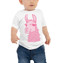 Load image into Gallery viewer, The Cool Llama - Baby T-Shirt Pink