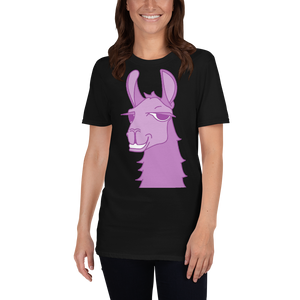 The Cool Llama - Unisex T-Shirt Purple