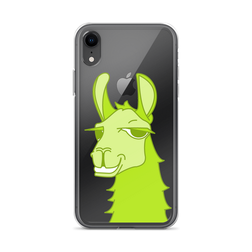 The Cool Llama - iPhone Case Green