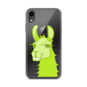 The Cool Llama - iPhone Case Green