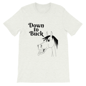 The Cheeky Horse - Down To Buck Light Coloured T-Shirt