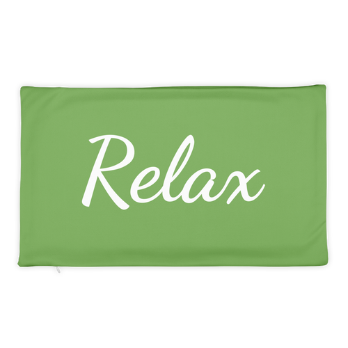 Relax - Pillow Case Green