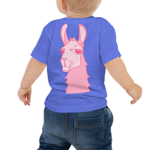 Load image into Gallery viewer, The Cool Llama - Baby T-Shirt Pink