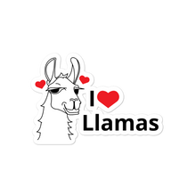 Load image into Gallery viewer, The Cool Llama - I Love Llamas Sticker