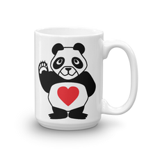 Load image into Gallery viewer, Howdy Panda - Love Heart Mug