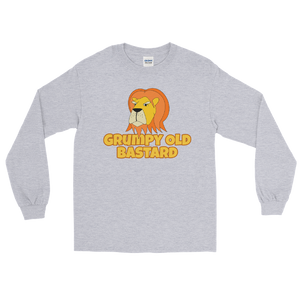 Grumpy Lion - Grumpy Old Bastard Long Sleeve T-Shirt