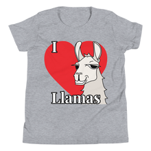 Load image into Gallery viewer, The Cool Llama - I Love Llamas Kids T-Shirt